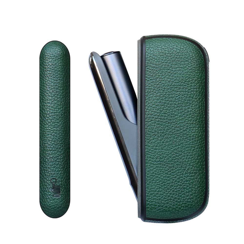 A03-X01-06-Hnbcase-PU-Leather-Protective-Case-for-IQOS-ILUMA-Green