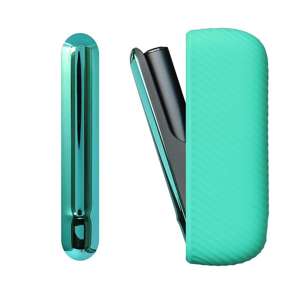 A03-X01-08-Hnbcase-PU-Leather-Protective-Case-for-IQOS-ILUMA-Mint-Green